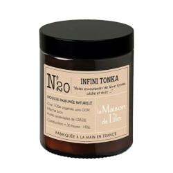 Bougie parfumée Infini tonka 35h - La Maison de Lilo